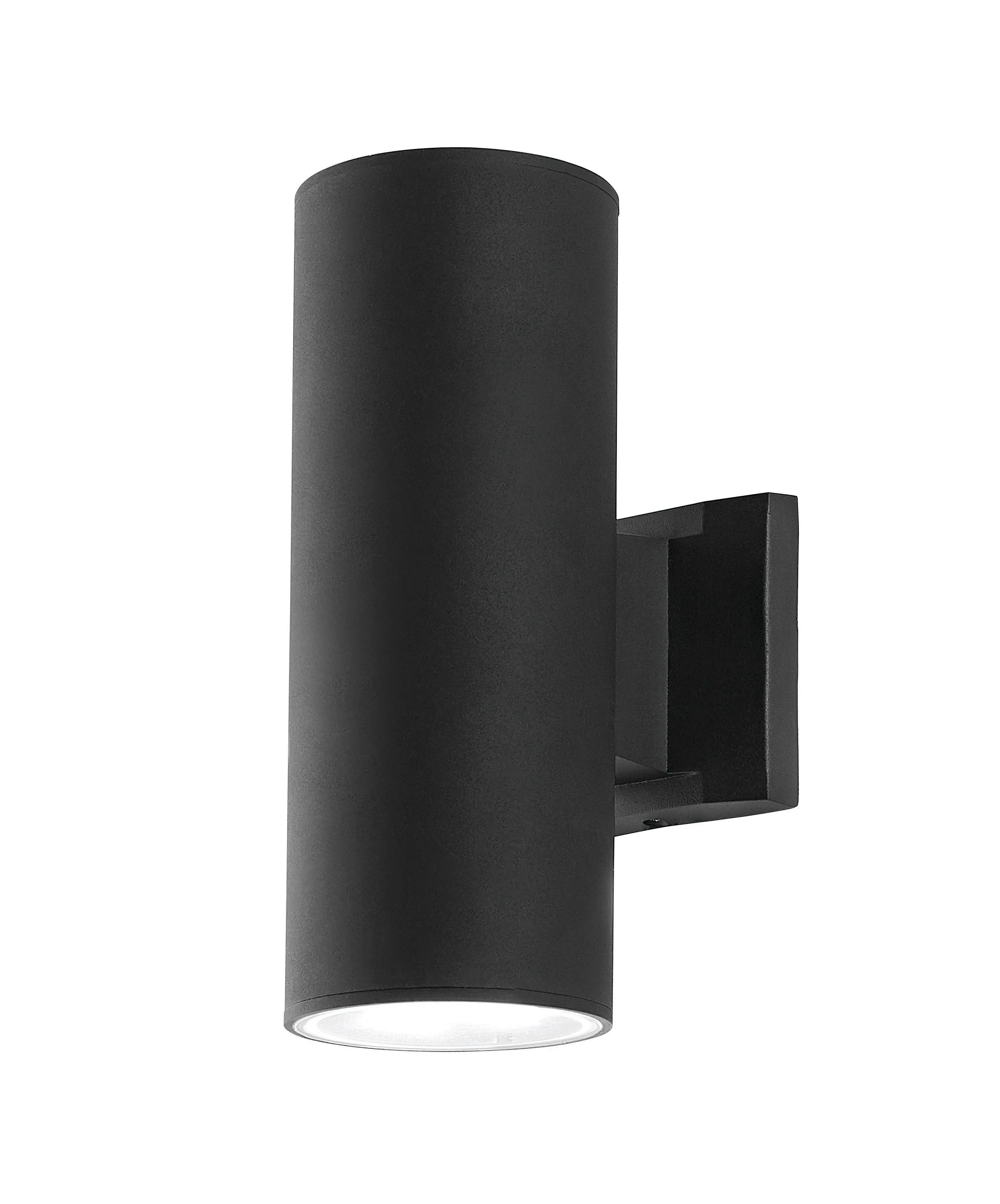 2021 Hot Sale LED Outdoor Lamp Drum Cylinder Wall Light Black Finished  Outdoor Fixture Ideas for Interior