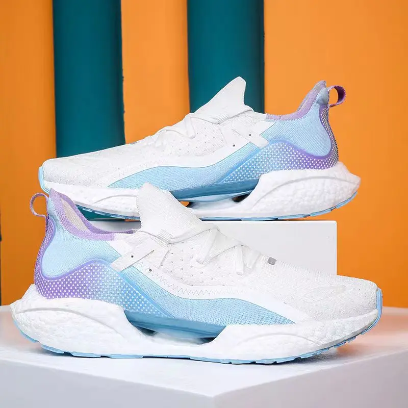 RTS fashion mesh upper breathable women spring summer autumn casual walking style shoes running shoes for women