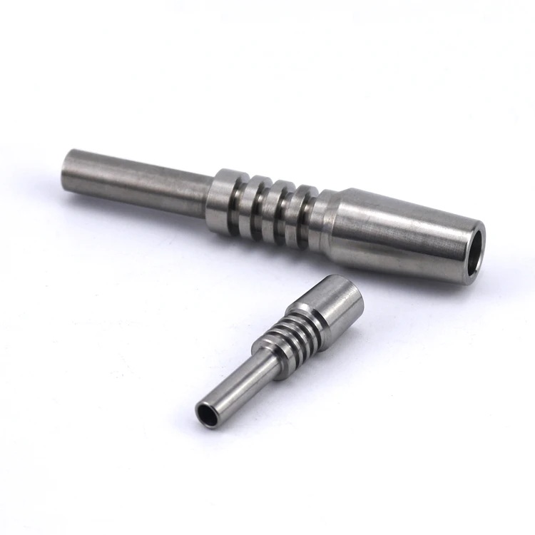 Лазерный допустимый титановый гвоздь с логотипом 10 мм для тупых держателей, аксессуары для курения сорняков, восковые курительные трубки