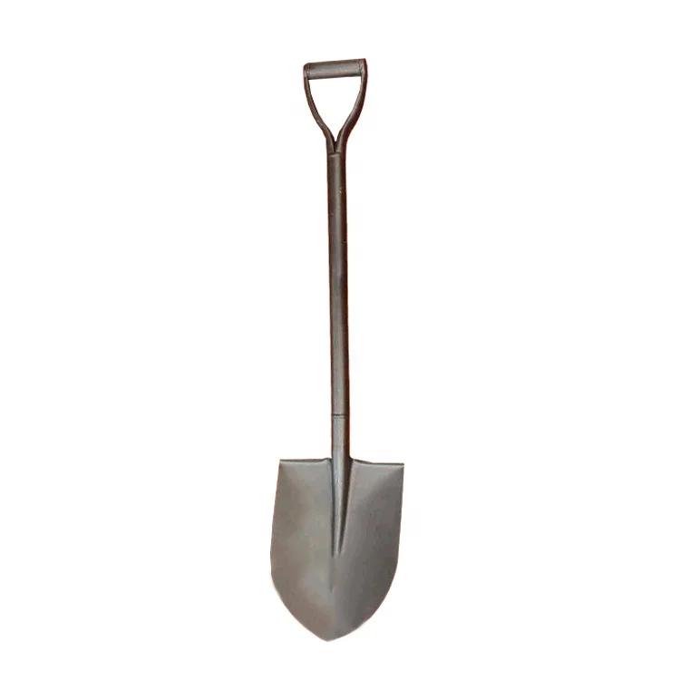 Agriculture Tools Farming Digging Carbon Steel Shovel With All Steel Handle for Nepal
