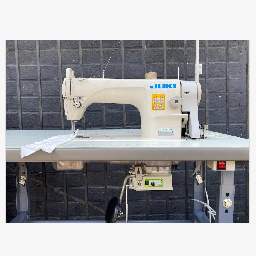 JUKIs 8700H used standard single needle automatic thread trimming lockstitch sewing machine for Heavy Material