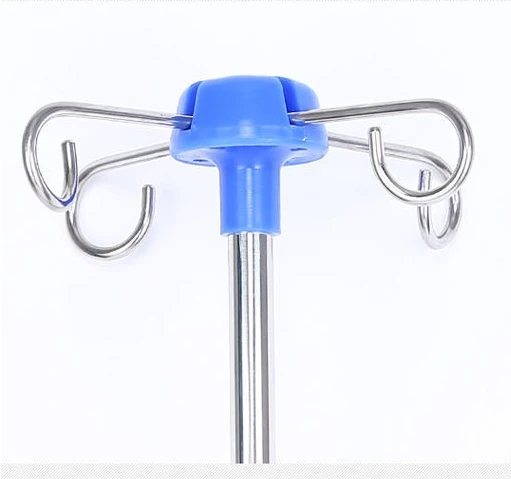 Low price wholesale Knob mode lifting and lowering Easy and flexible IV pole for hospitals