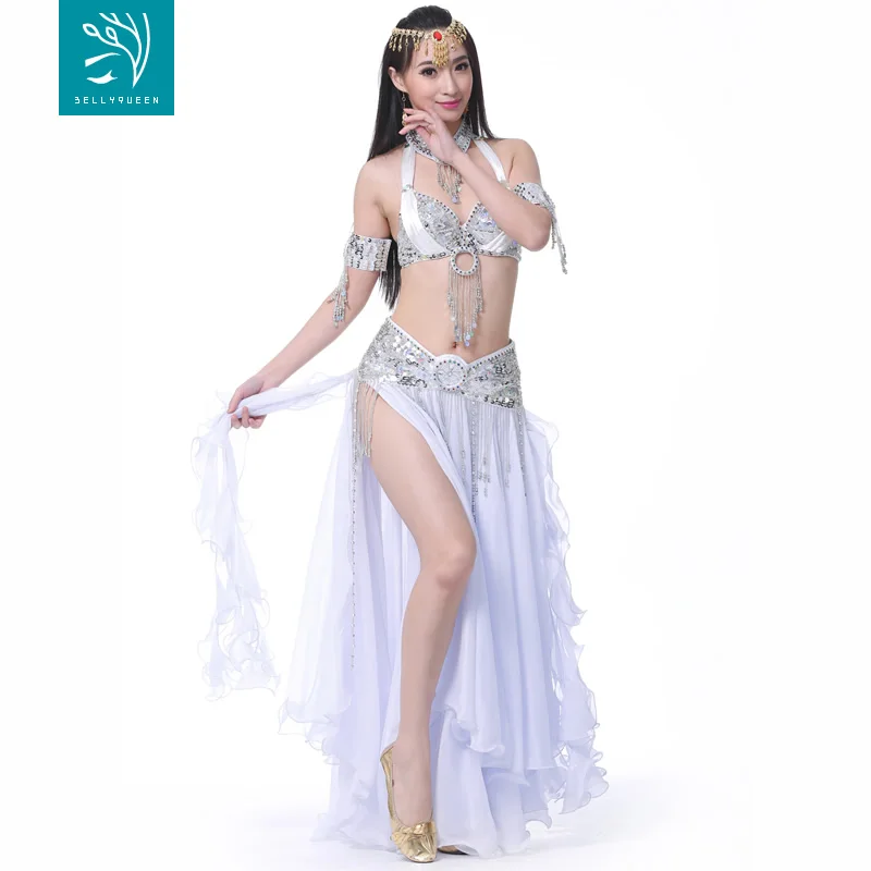 Шифоновая юбка для танца живота с рюшами [пояс не входит в комплект]