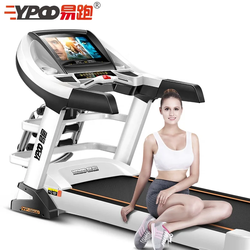 YPOO treadmill dc motor semi-commercial treadmill electric home fitness running machine cheap treadmill