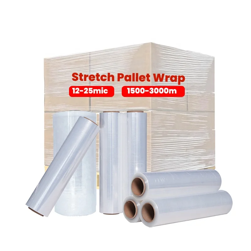 High-Performance Clear LLDPE Shrink Wrap Stretch Film for Pallet Packaging and Efficient Roll Wrap Packing