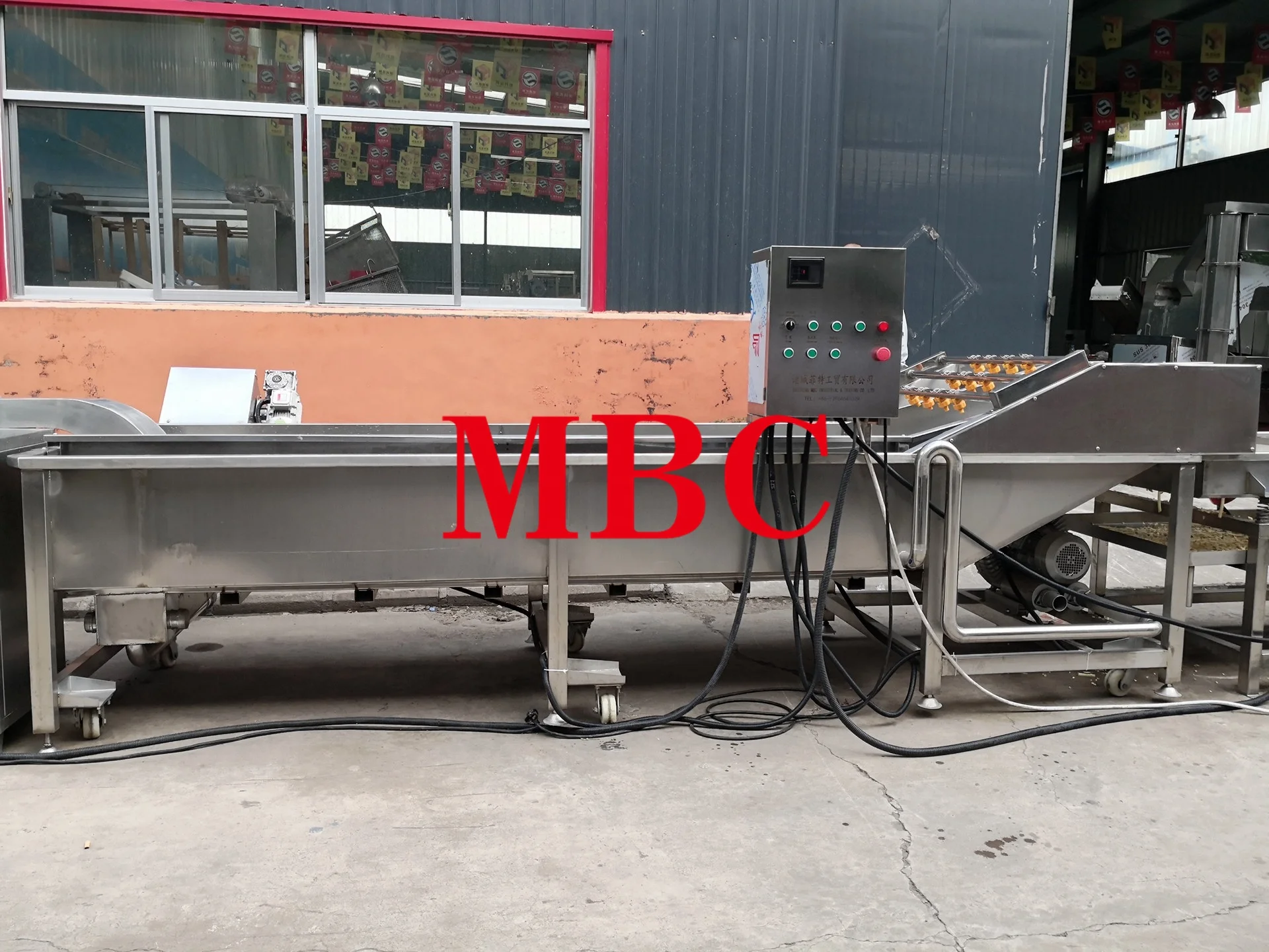 sweet potato fries automatic making line which produce output of 200 kg/hr./automatic french fry machine