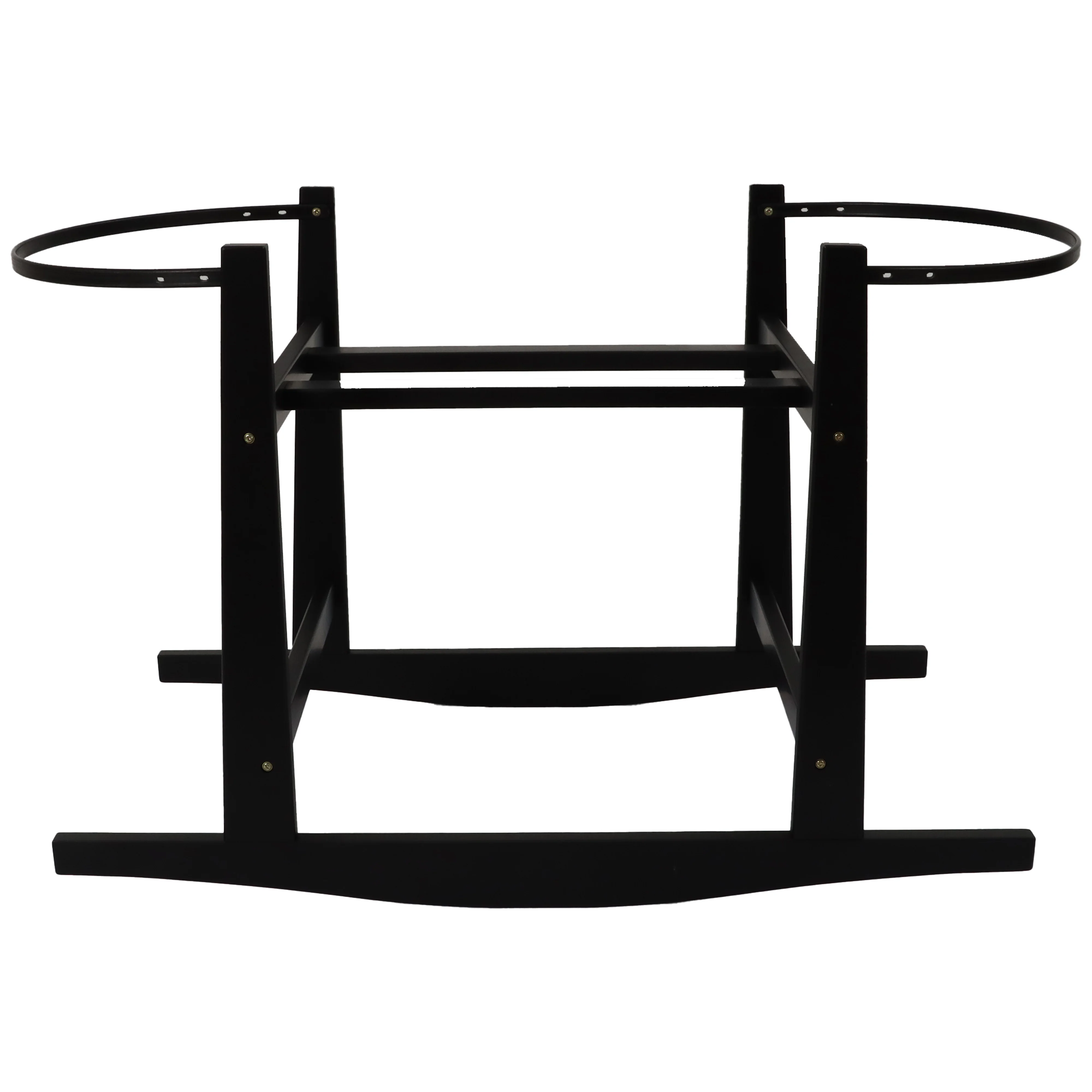 Solid Wood Rocking Baby Cradle Stand in Black Finish Wooden basket Baby Crib Newborn Cot Bed Crib Baby Furniture