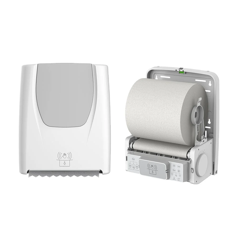 Bathroom Hotel Sensor Toilet Automatic AUTOCut Wall Mounted Handkerchief Paper Towel Holder Tissue Dispenser
