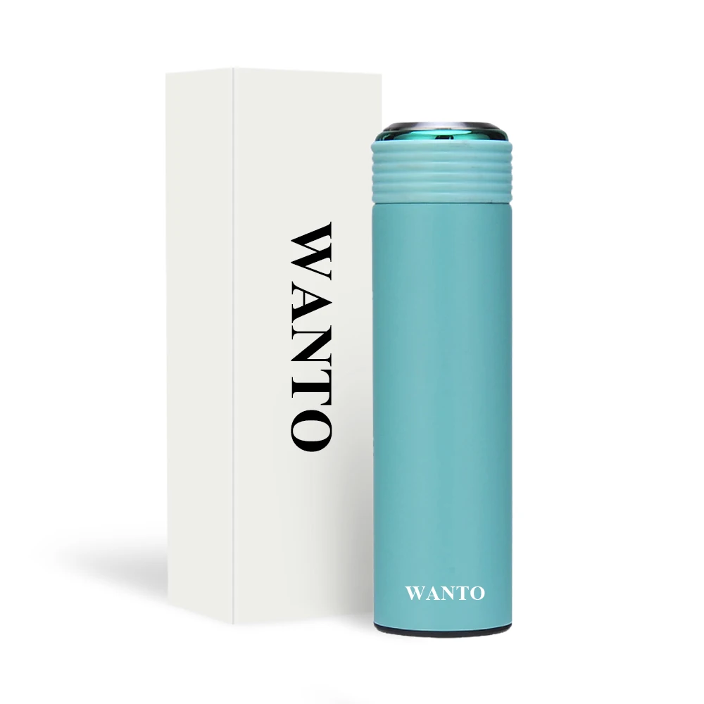 Wanto 450ml Stainless Steel Portable Vacuum Insulated Flasks Thermos For Sports And Office