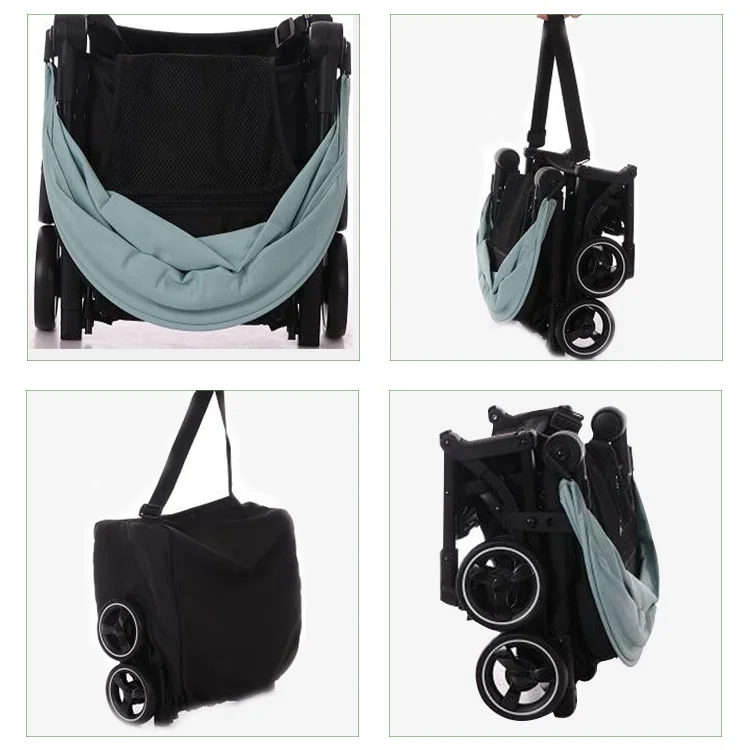 JXB S900 Wholesale Direct Sales Sit and Lie Down 2 in 1 Cart Compact Portable Easy Fold Pocket Stroller for Toddler and Infant