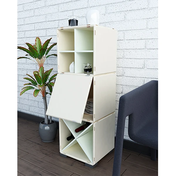 
Plastic DIY multifunction plastic cabinet storage cabinet with wholesale price 