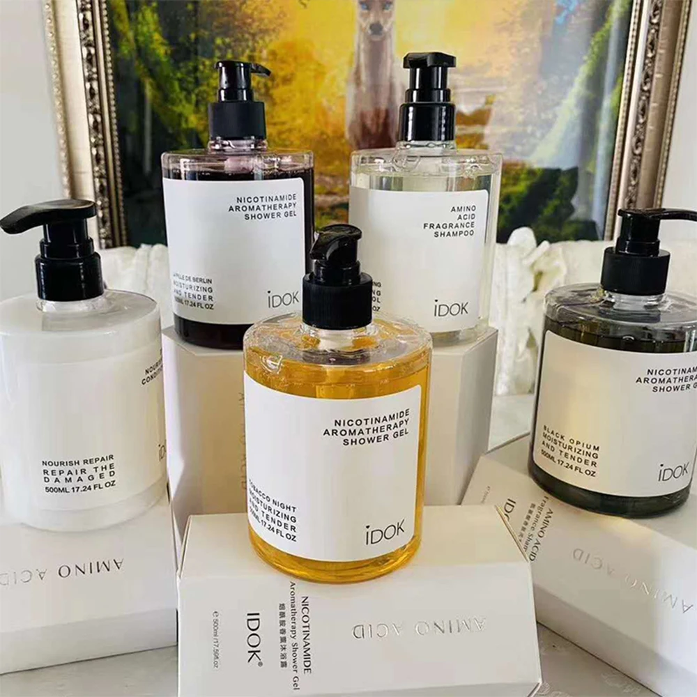 500ml Whitening Organic Niacinamide Shower Gel And Lotion Body Wash With