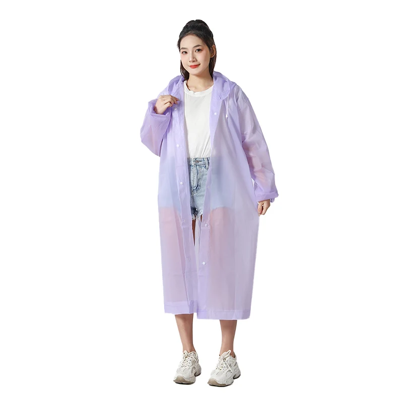Cheap Promotional Custom Rain coat waterproof EVA Raincoat