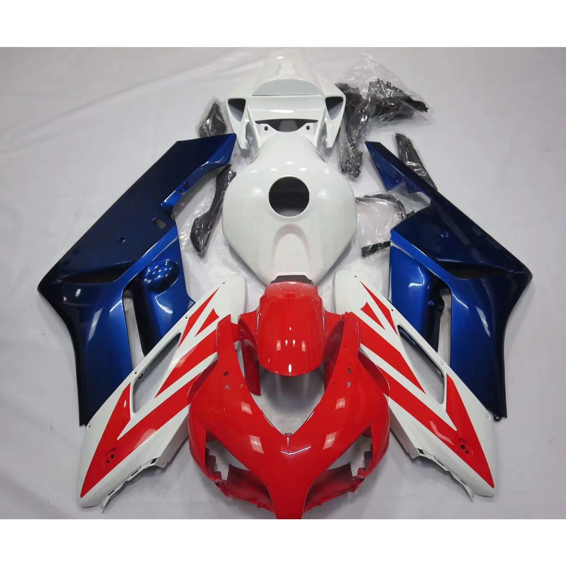 2021 WHSC Red Blue And White Motorcycle Accessories For HONDA CBR1000 2004-2005 Custom Cover Body ABS Plastic Fairings Kit