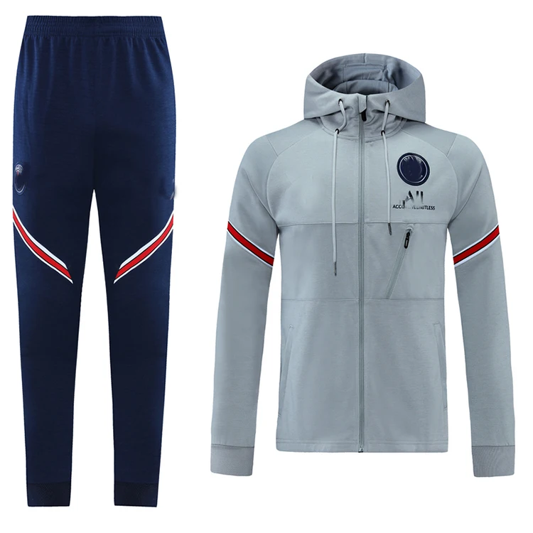 2021 new mens soccer sport tracksuit club team soccer tracksuit hoodie