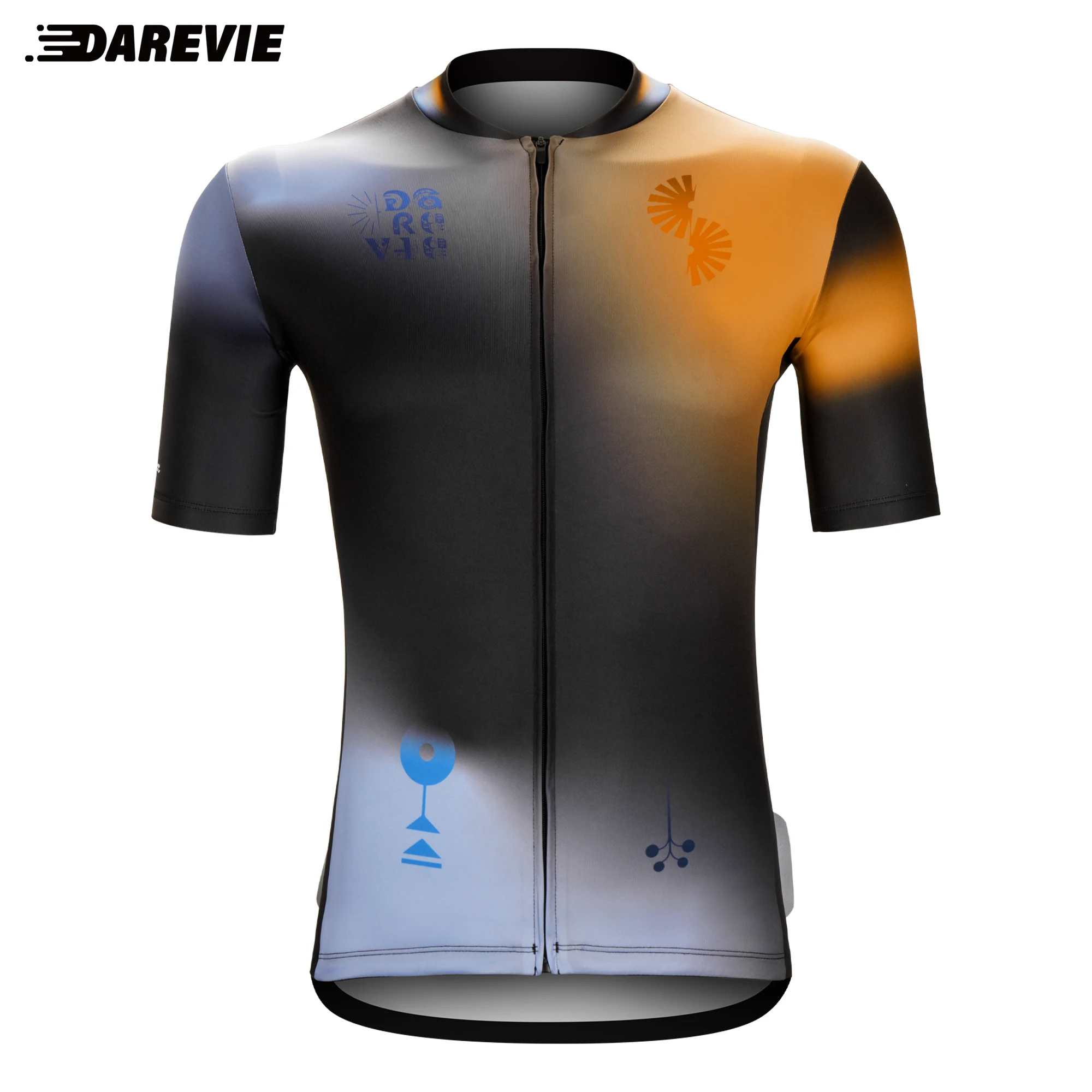 Darevie Customized Modern Cycling Jerseys Men Quick Drying Breathable Bicycle Shirt Tops