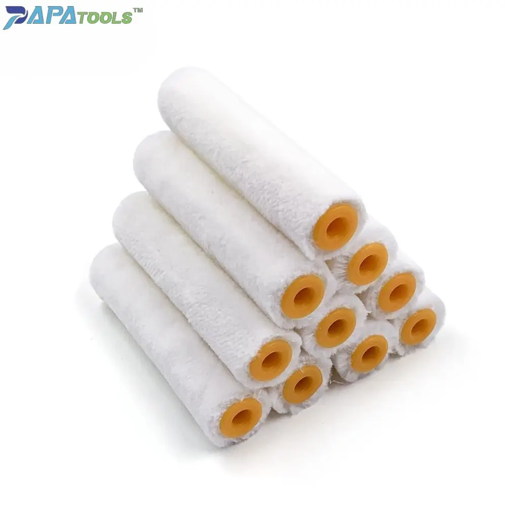 free sample mini 4 inch 10pcs/box wool paint roller sleeve
