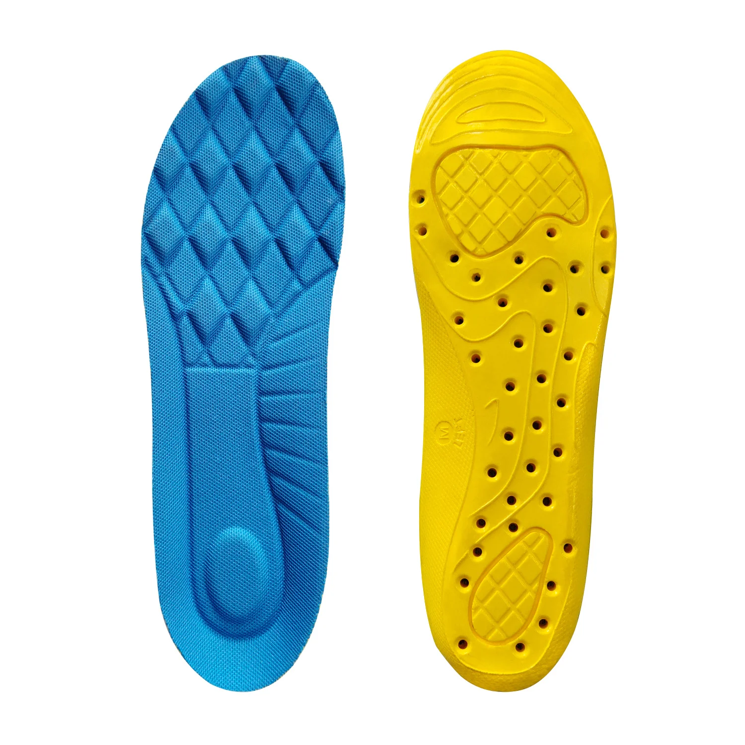 PU Memory Foam Arch Support Shock Cushion Professional-Grade Gel Cushioning Sports Orthotic Shoe Insoles