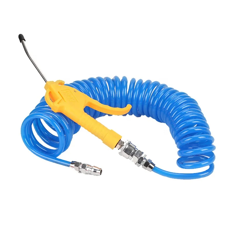 
Air Compressor Hose 12*8 12M Spring PU Air Hose Screw Pipe 10*6.5 