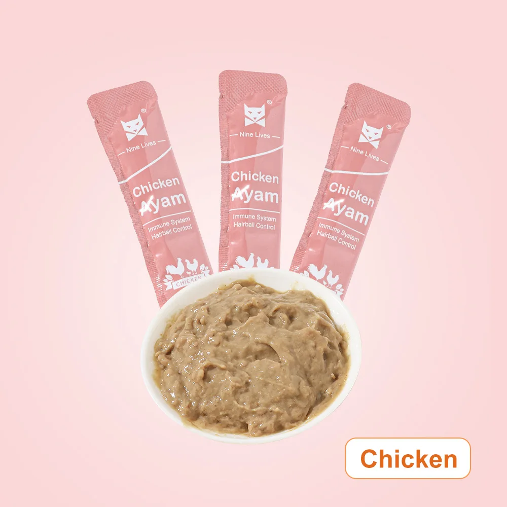 Лакомство для кошек 3 вкуса тунец курица говядина 50 трубок лижущийся Сжимаемый кремовый пюре корм закуска витамин