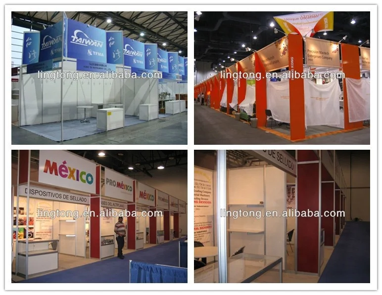 
Aluminium Shell Scheme Booth with 4.3mm groove System 