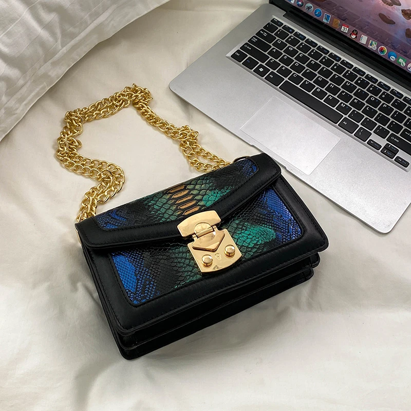 Factory outlets serpentine  women hand bags waterproof crossbody shoulder bag  designer leather tote bags