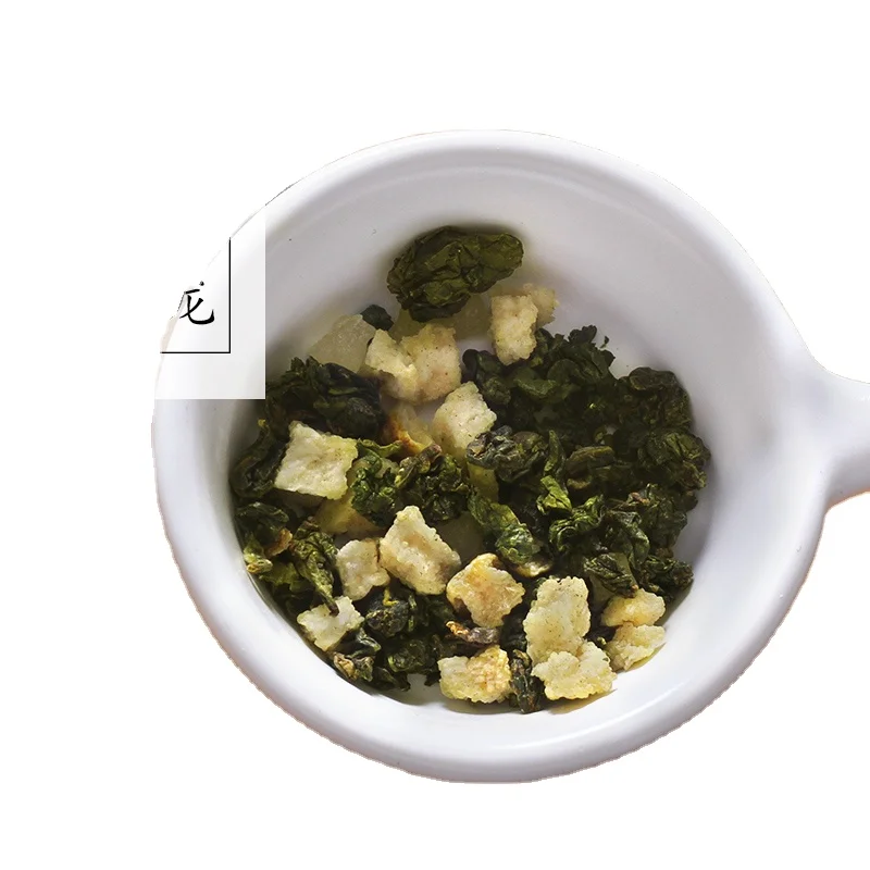 Bulk order white peach ooilong tea, fruit flavor oolong tea organic peach oolong loose leaf tea
