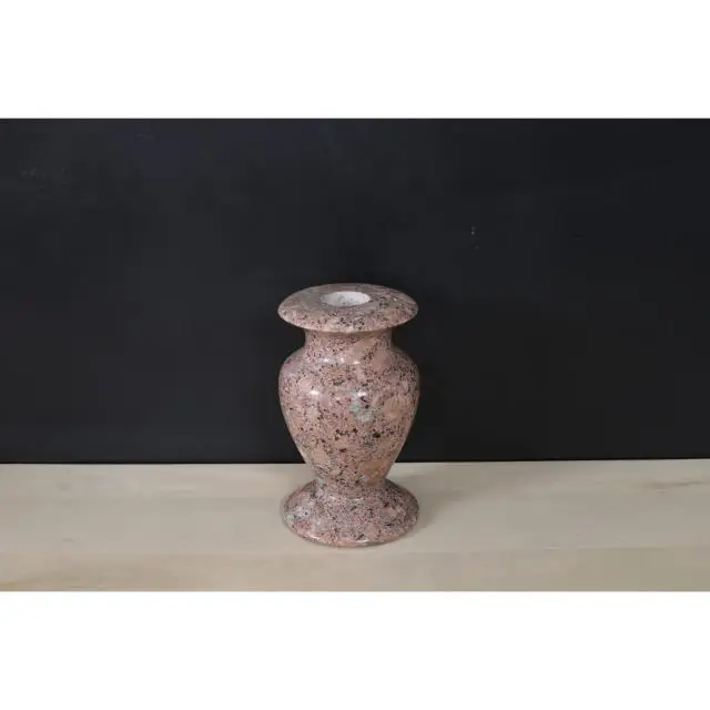 Red granite marble candle holder stylish and durable decor Decorating Natural Stone Marble Candle Holders Candle Jars