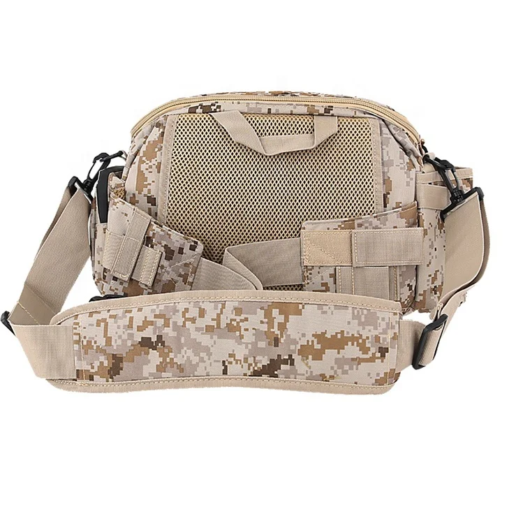 Double Safe custom Waterproof Waist Chest Bag Outdoor Hiking Fishing Tool Tactical Fanny Bags Pack For Unisex