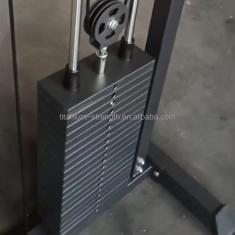 Professional Pin Loaded Gym Equipment Fitness Seated Lat Pulldown Machine