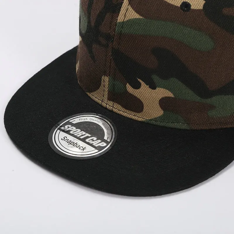 Custom logo wholesale patch embroidery label sport hats camouflage cap baseball caps