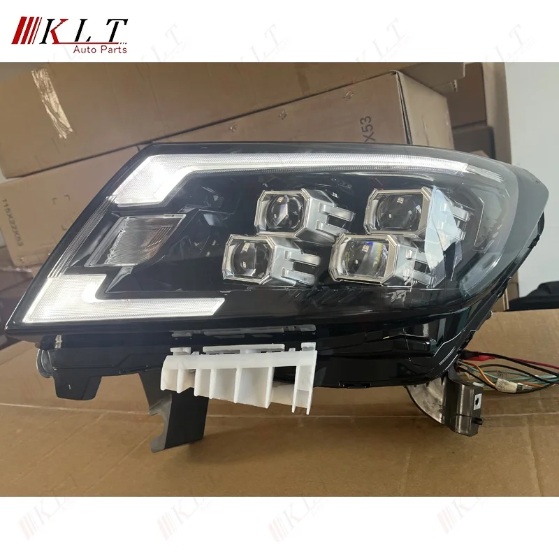 KLT high quality headlights ABS plastic pickup LED head light lamp for Nissan Navara NP300 2016-2021 Headlight headlamp