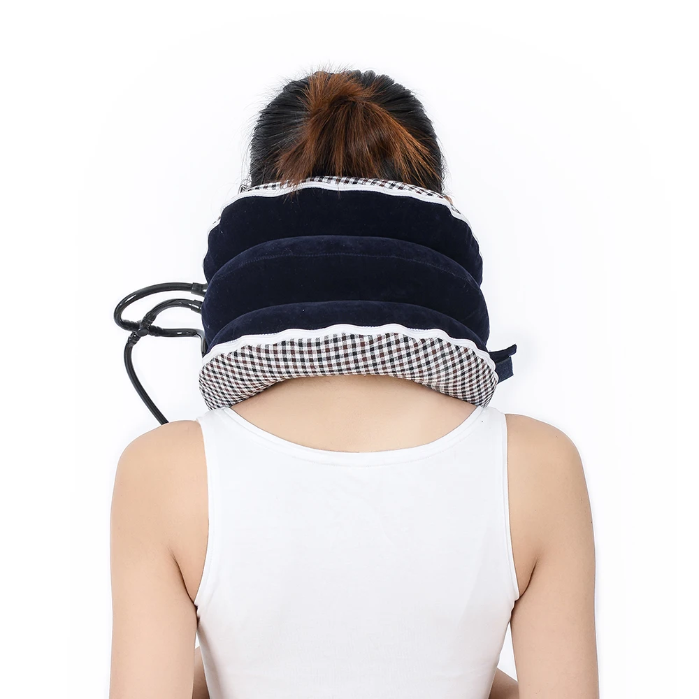 Wholesale Extri Comfortable Rubber pneumatized Neck Support Rubber Air Pump Cervical Collar