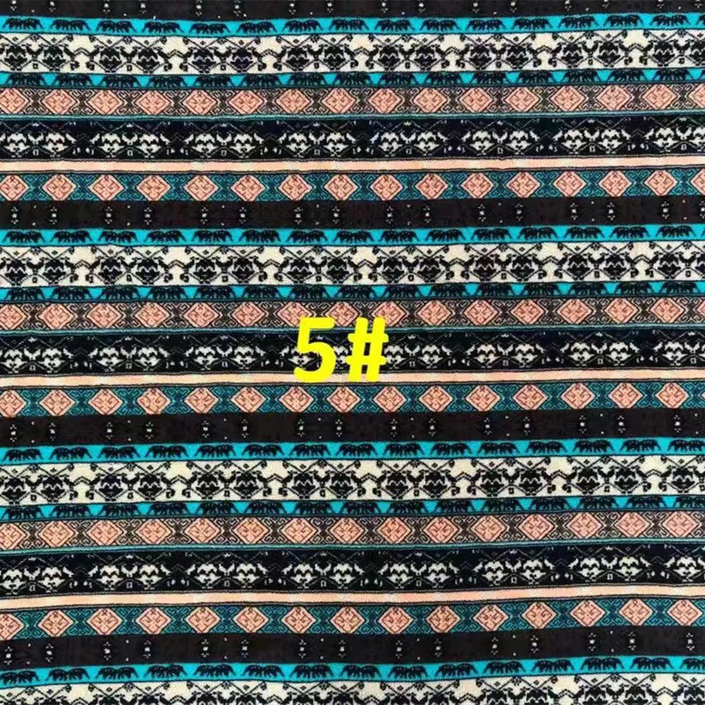 Wholesale Amazon Aztec Soft Navajo Bohemian Printed Polar Fleece Geometric Polyester Designer Fabric For Garment Jacket Blanket