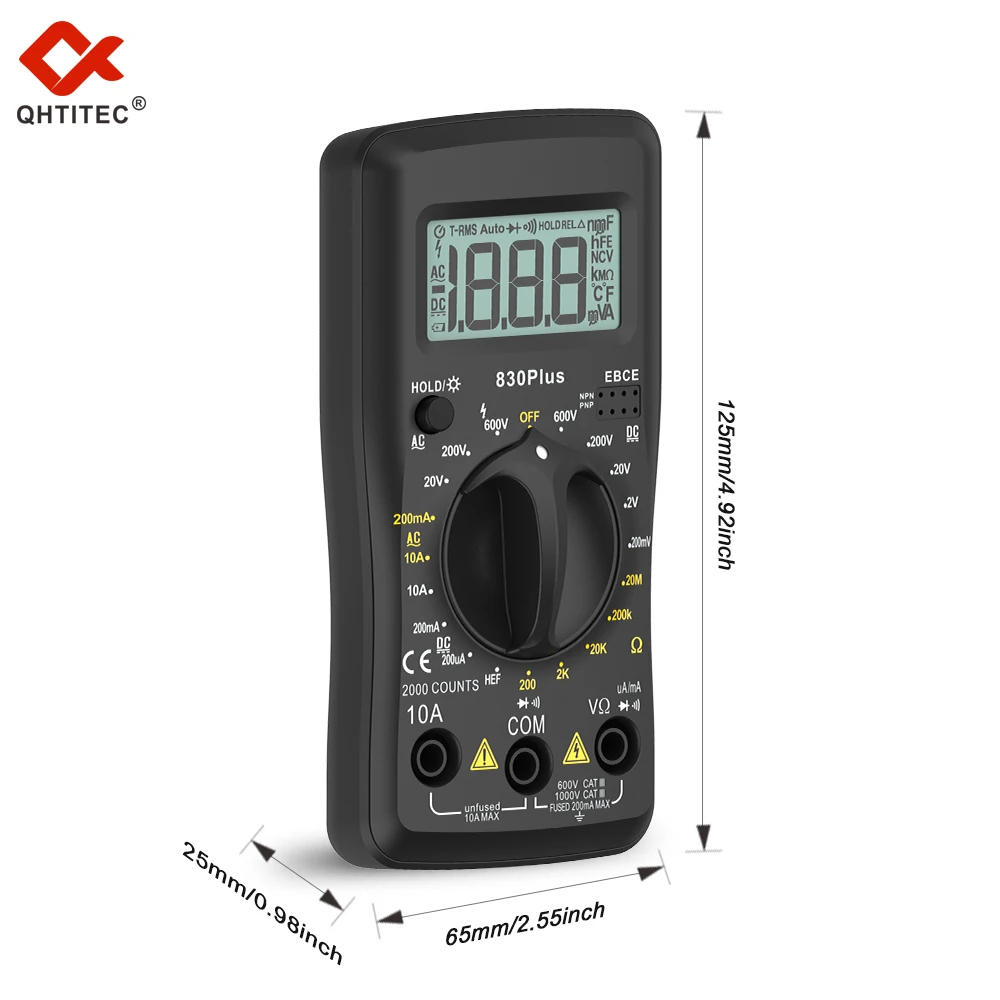 JCD Q830H8SWEU5NK-BD Digital Multimeter Soldering Iron Set Welding Tools Kit  Adjustable Temperature Electric Soldering Iron