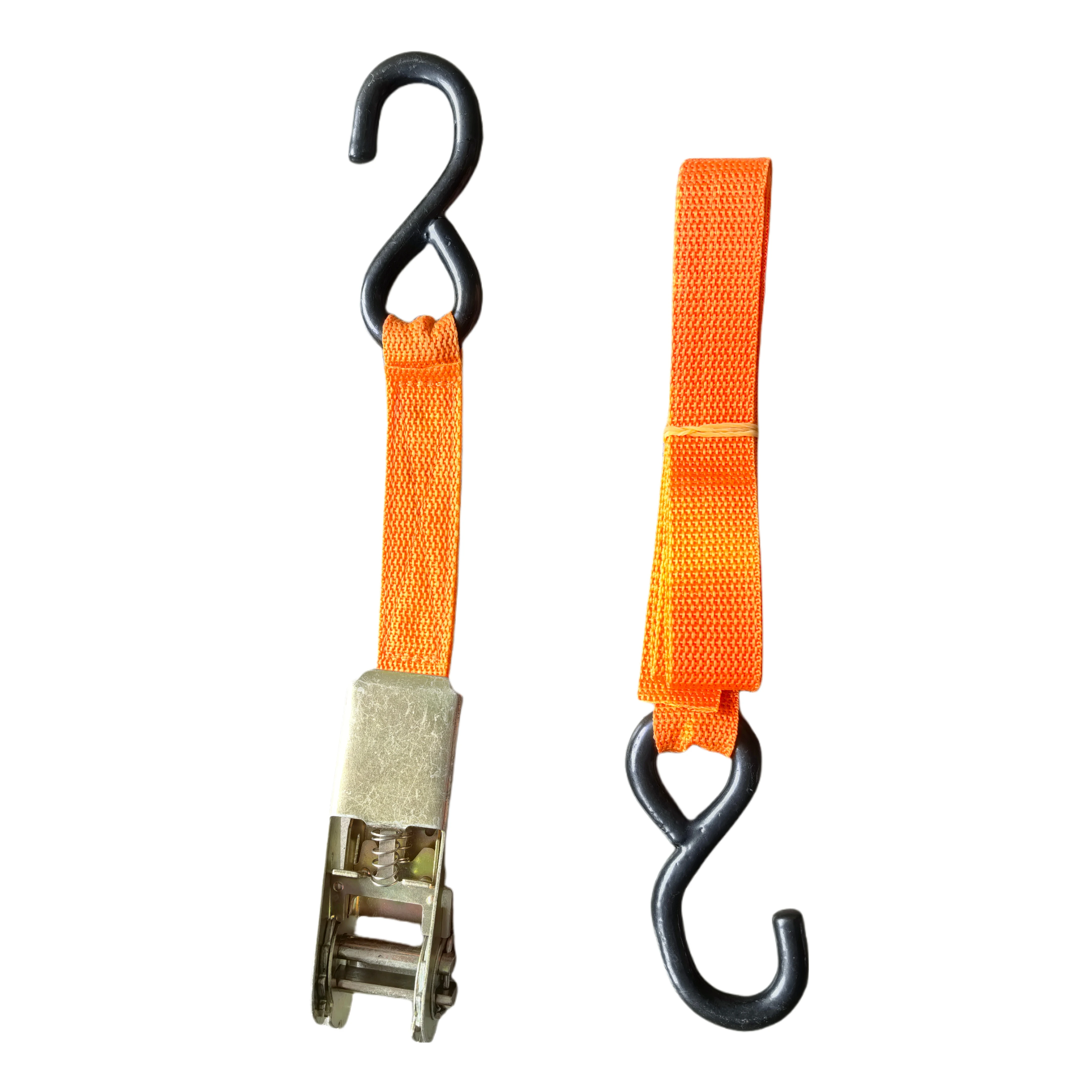 Cam buckle Strap Packing Straps S hook Cam buckles straps cargo control Ratchet Tie Downs with S Hooks For Cargo control