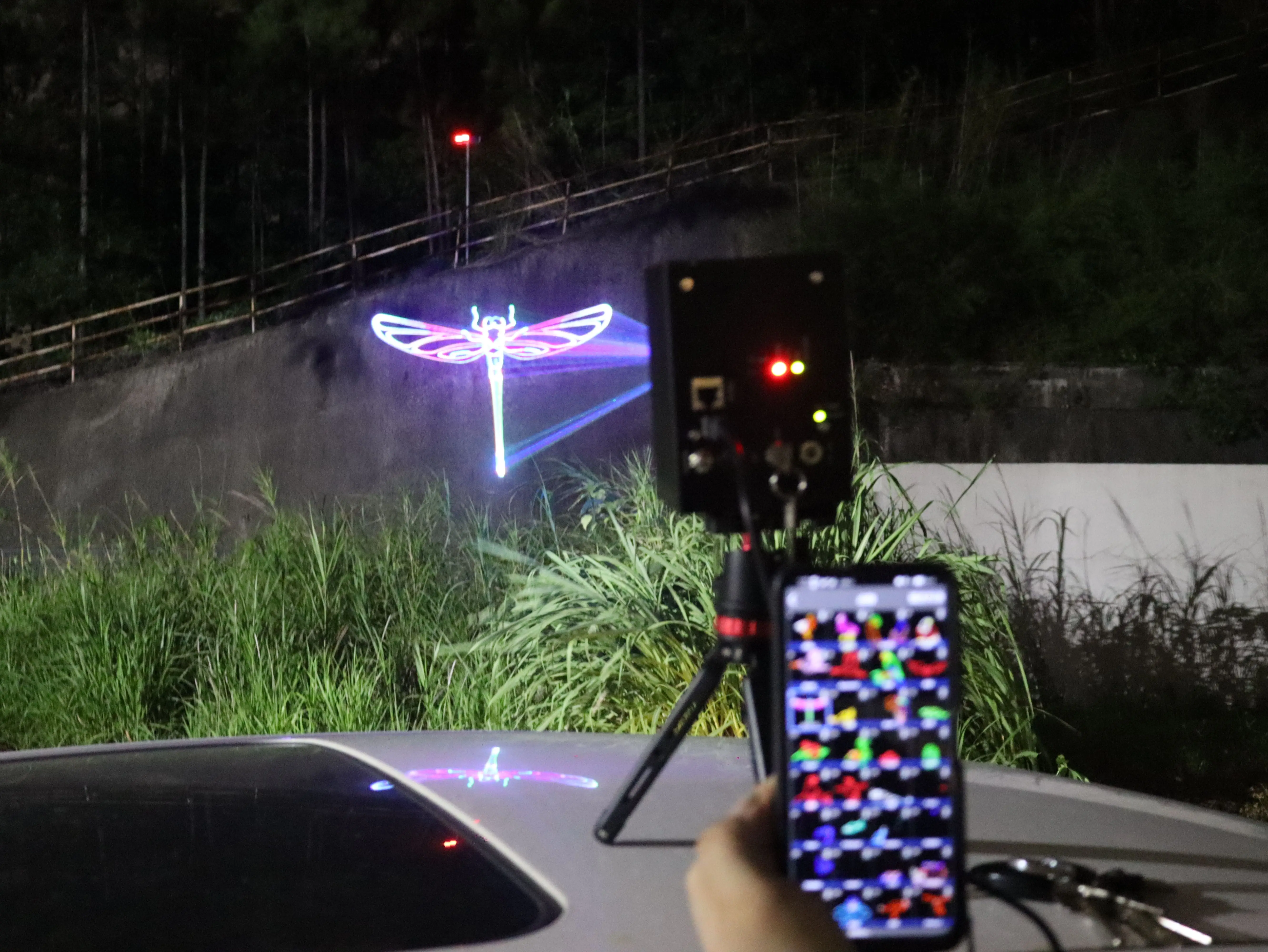 Wifi Laser Cube Projector 3W Animation Laser Projector Pro Wireless APP 3D Laser Cube Light