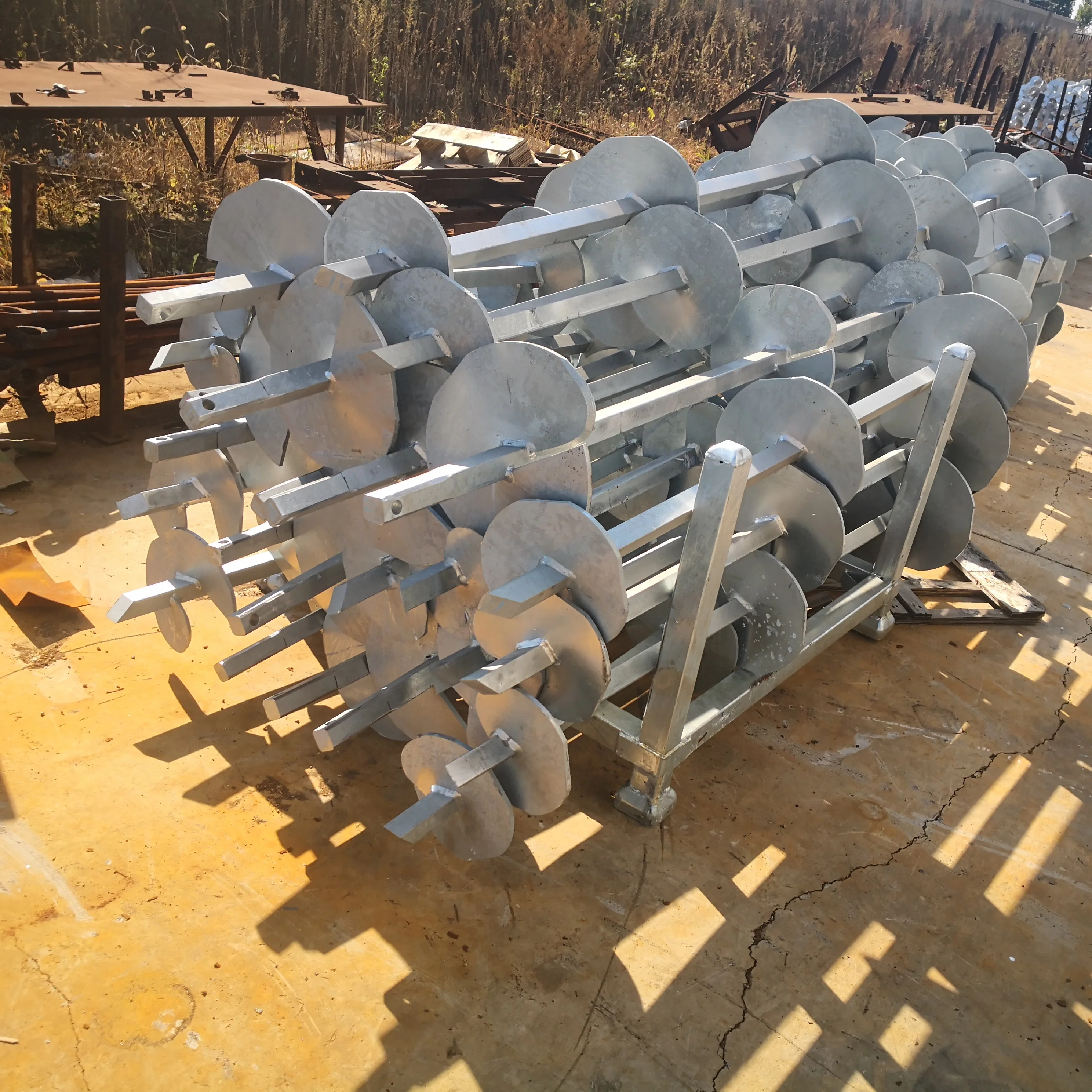 Hot Dipped Galvanized High quality Installation Ground Screw Foundation