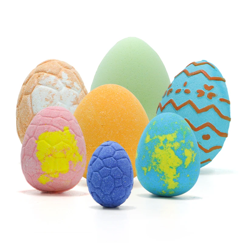 Natural Bath Bombs with Surprise Toys Inside Organic Inside Bath Bomb Dinosaur Egg Bath Bomb with Toy