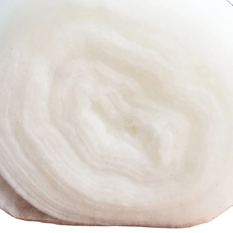 Горячая Распродажа термоскрепленная полиэфирная вата для зимней одежды/синтепоновая вата из полиэстера