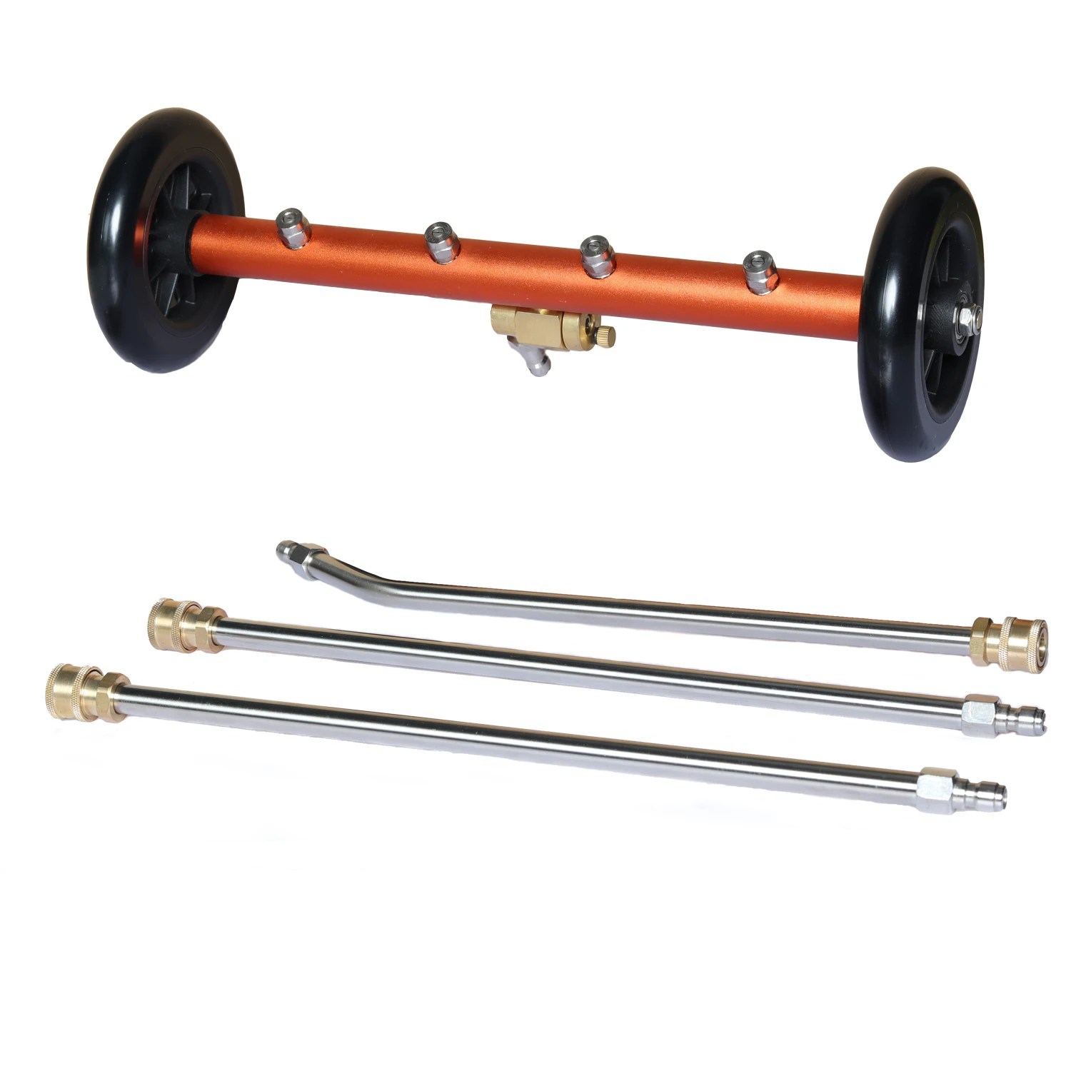 High Quality Pressure Washer Undercarriage Cleaner Car Wash Kit 16 Inch Water Broom Washing Under Car