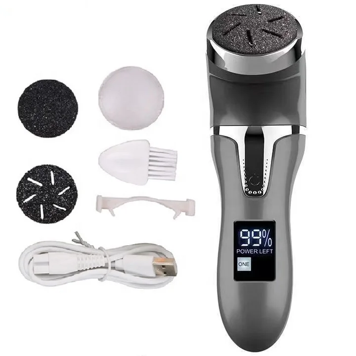 Foot Care File Leg Heels Remove Hard Cracked Dead Skin Remover Feet Clean Care Machine LED display Electric Pedicure Tools