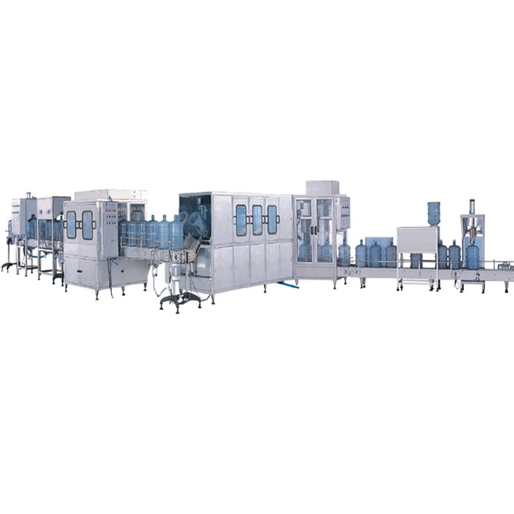 
18.9L/ 19L/ 20L/ 3 Gallons/ 5 Gallons Bottle Barrel Jar Drinking Pure Mineral Water Filling Bottling Machine Production Line 