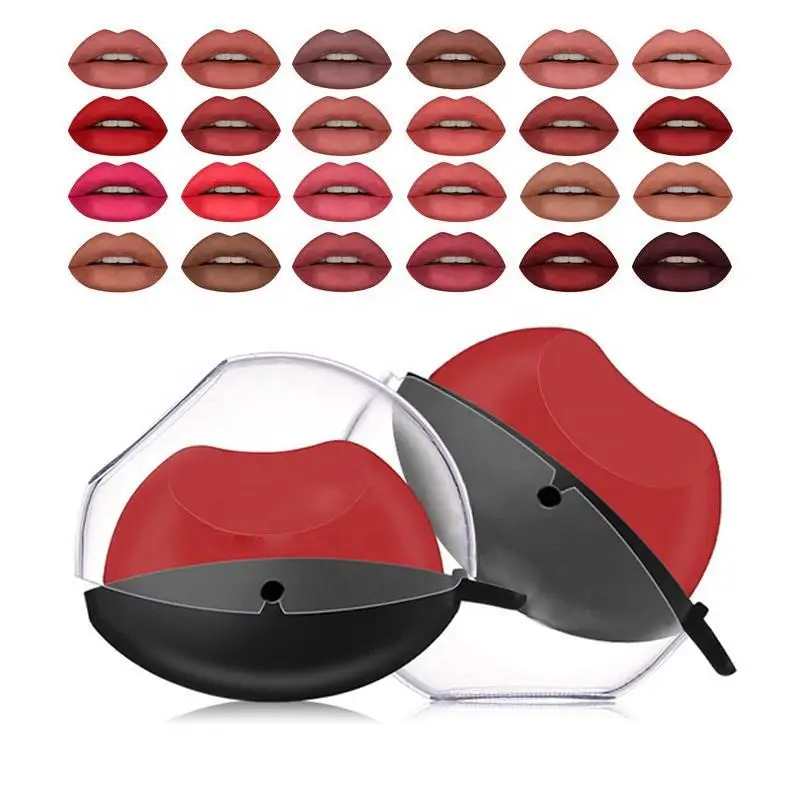 Private Label Matte Waterproof Lazy Lipstick Hot Seller 12 Colors Lipstick Moist Temperature-Change Lipstick