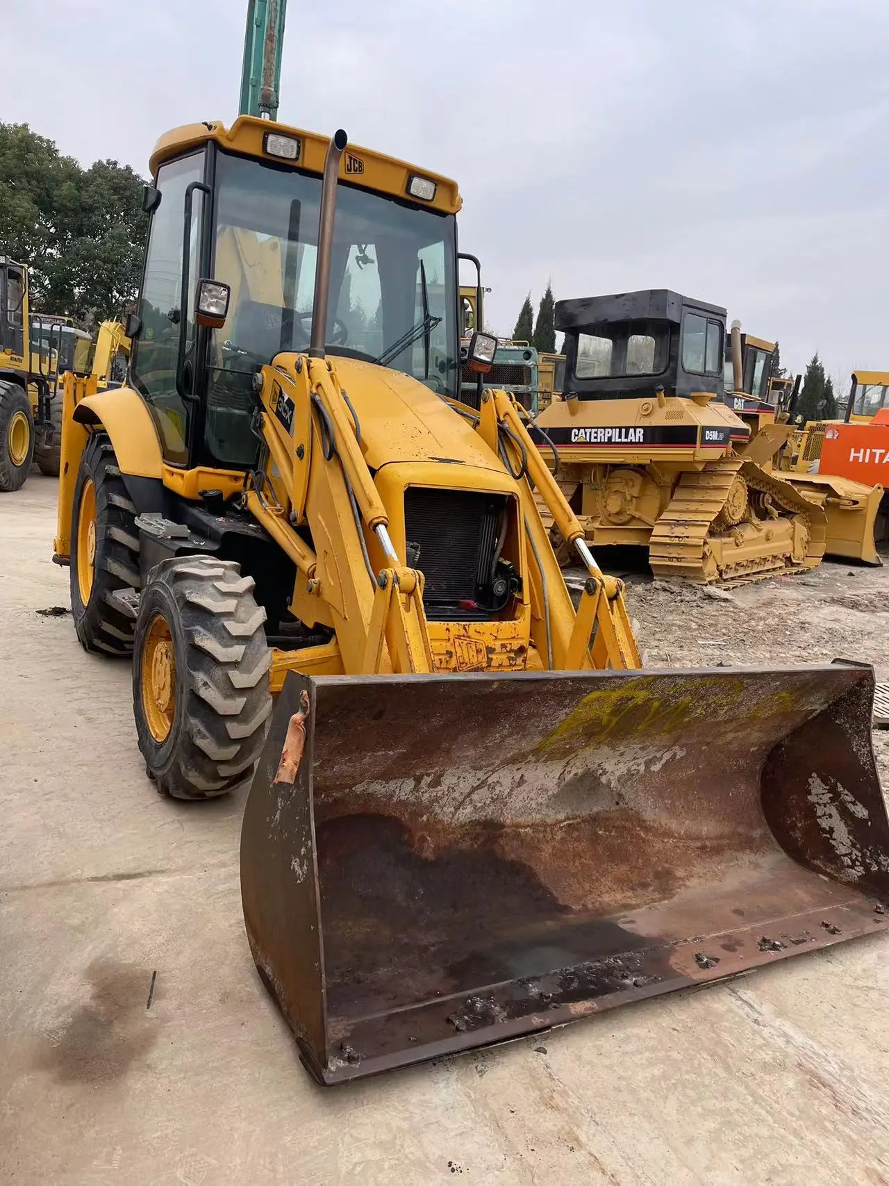 Used JCB Backhoe loader wheel excavator JCB3CX JCB4CX Original factory production in good price and nice condition for sale