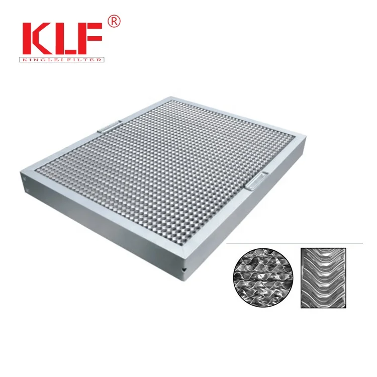 Hotel kitchen exhaust chimney metal honeycomb grease filter
