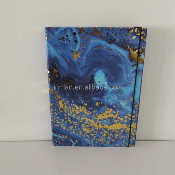 Пользовательский Файл для эластичной бумаги A4 A5 FC с золотой фольгой