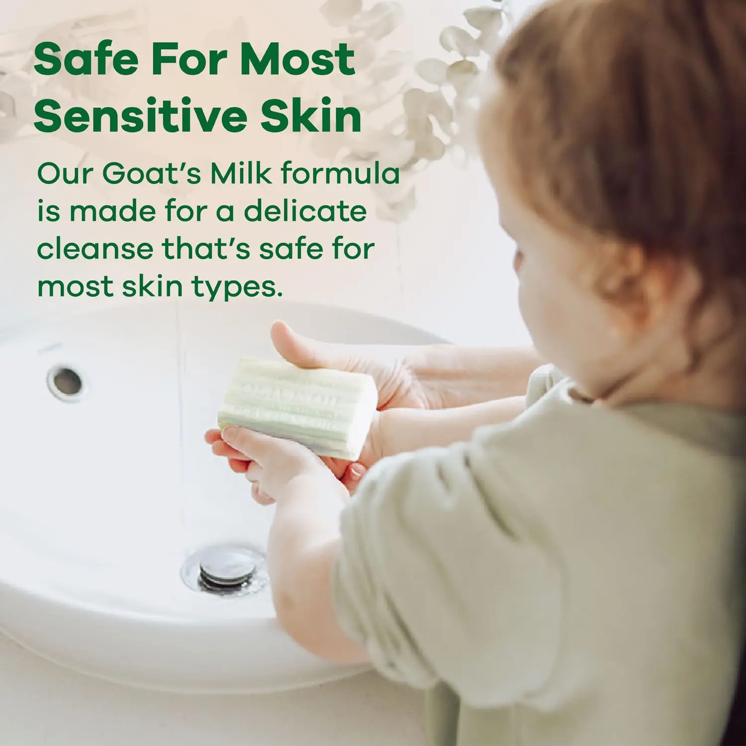 OEM/ODM Factory Goat Milk Soap Bars Long Lasting Pure Plant Oil Handmade soap Bathroom Essentials for Women & Men