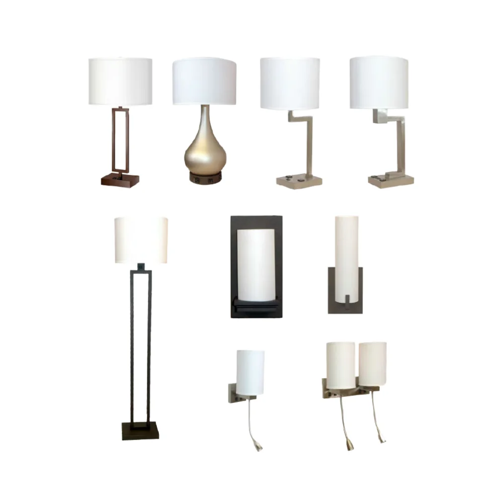 hospitality hotel lighting collection with table wall floor lamp for wholesale project