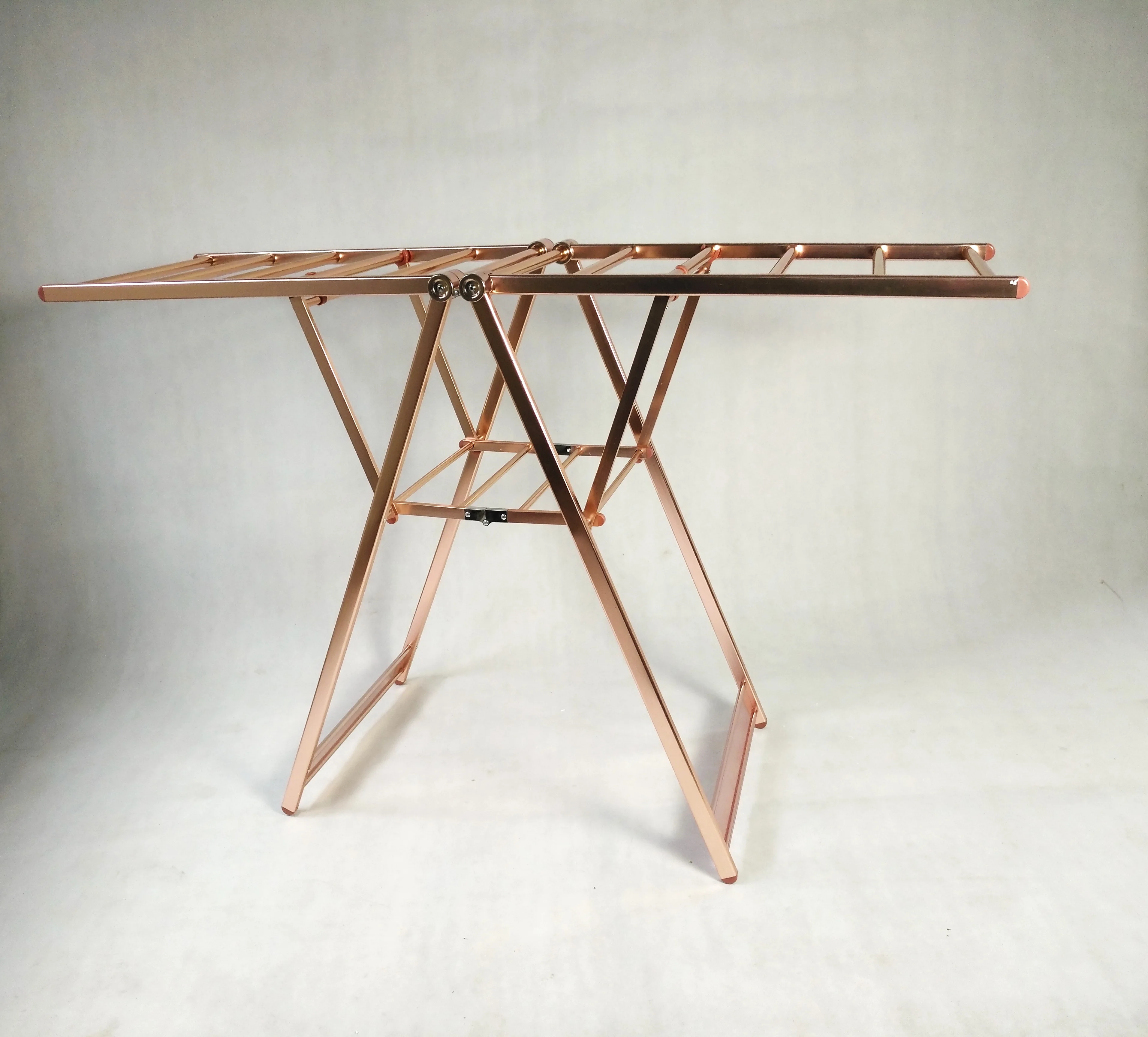 AL-8019C-1.3  Aluminum Alloy Foldable Hanger Clothes Drying Rack Cloth Dryer Stand Folding Garment Laundry Rack